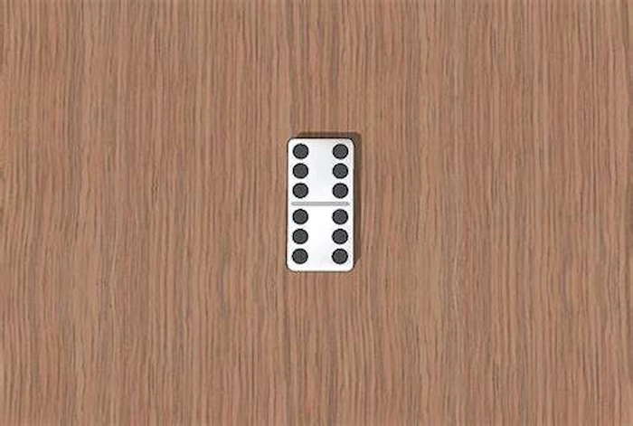 Thẻ domino có số chấm giống nhau ở 2 đầu